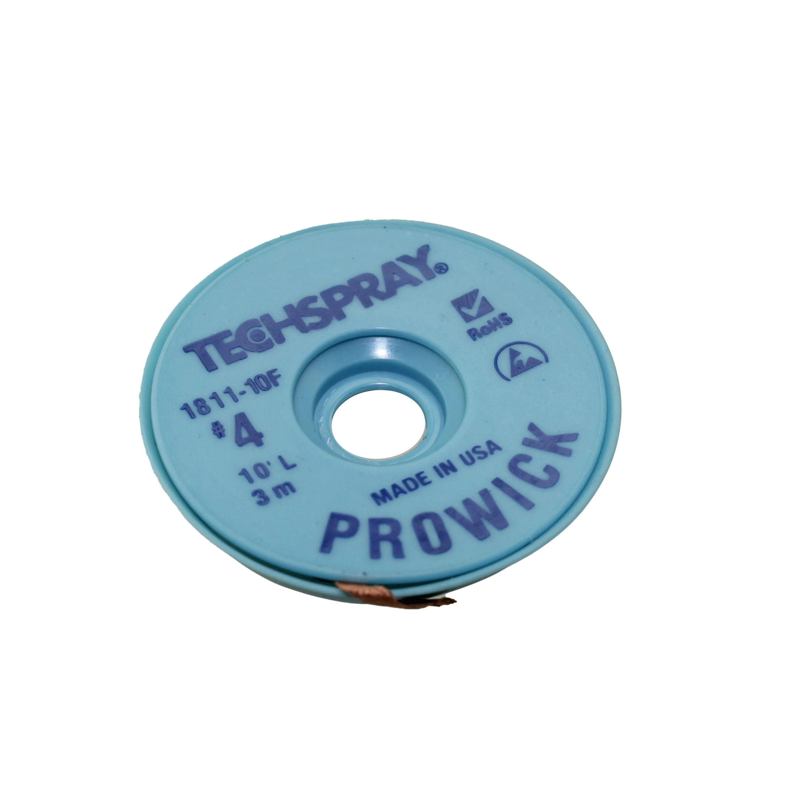 DESOLDER BRAID ROSIN 0.098" 10'