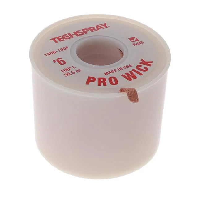 DESOLDER BRAID ROSIN 0.193" 100'