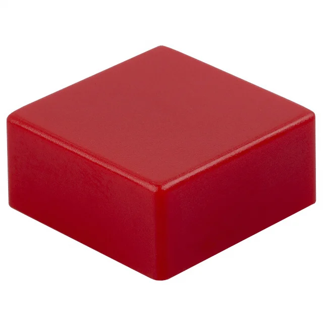 CAP TACTILE SQUARE RED