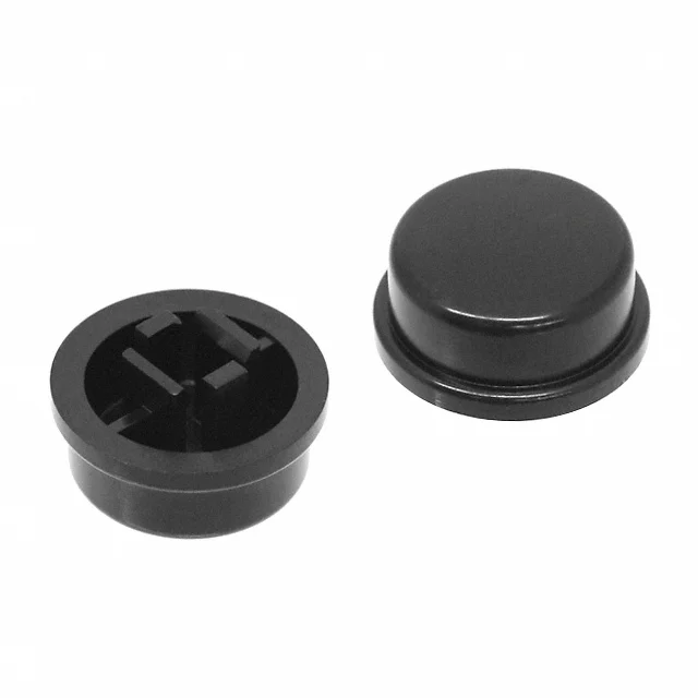 CAP TACTILE ROUND BLACK
