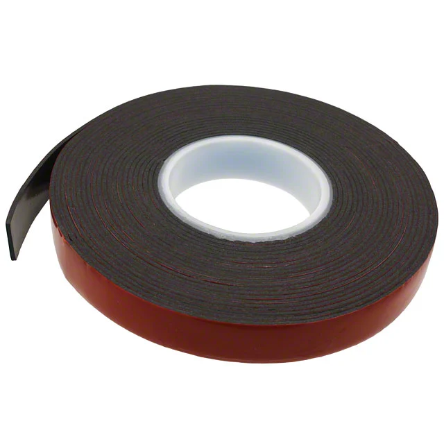 TAPE DBL SIDED BLACK 1/4"X5YDS