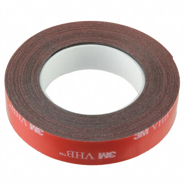 TAPE DBL SIDED BLACK 1/2"X5YDS