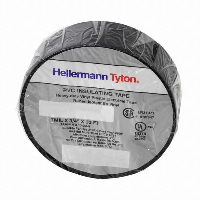 TAPE ELECTRICAL BLK 3/4"X10.9YDS