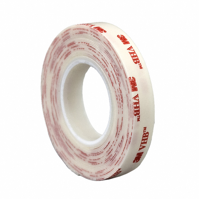 TAPE DBL SIDED WHITE 1/2"X5YDS