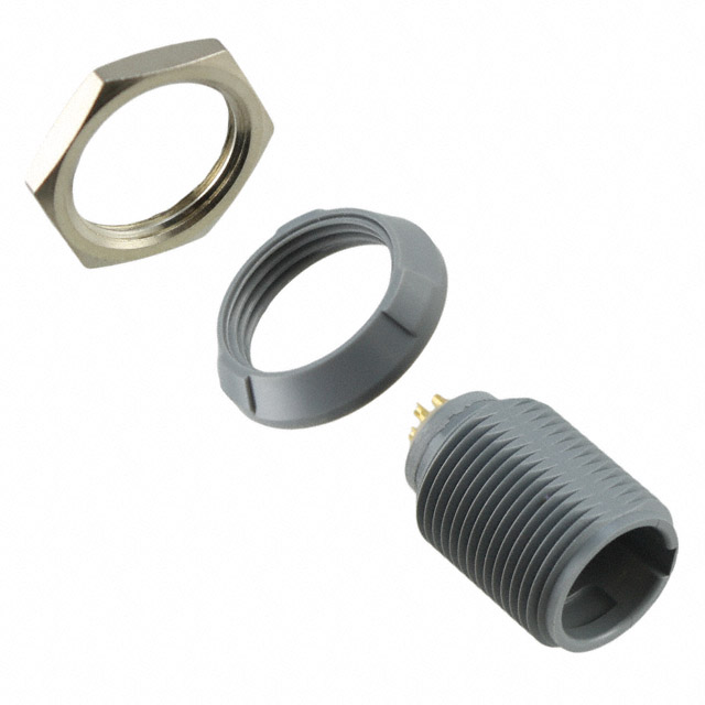 CONN RCPT FMALE 4P GOLD SLDR CUP