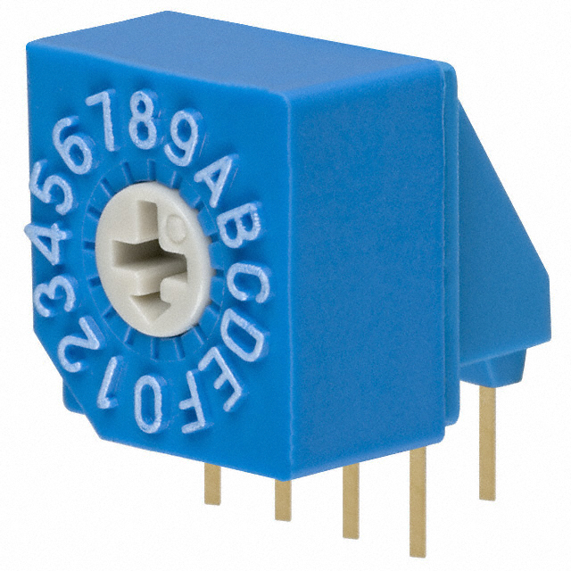 SWITCH ROTARY DIP HEX 0.1A 5V SWITCH ROTARY DIP HEX 0.1A 5V