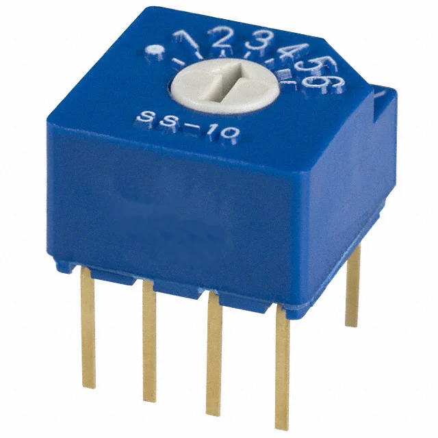 SWITCH ROTARY DIP SP6T 0.1A 5V SWITCH ROTARY DIP SP6T 0.1A 5V