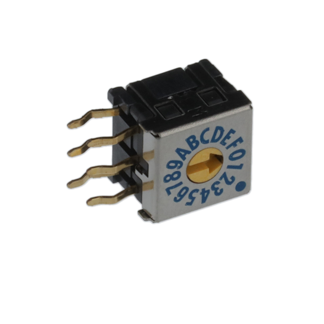 SWITCH ROTARY DIP HEX 0.03A 15V