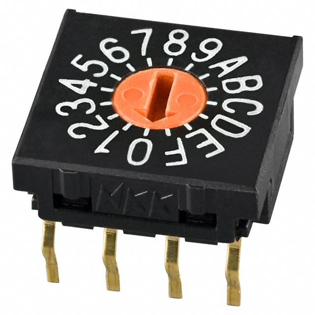 SWITCH ROTARY DIP HEX 0.1A 5V