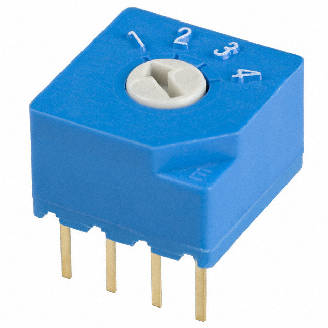 SWITCH ROTARY DIP SP4T 0.1A 5V