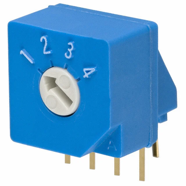 SWITCH ROTARY DIP SP4T 0.1A 5V