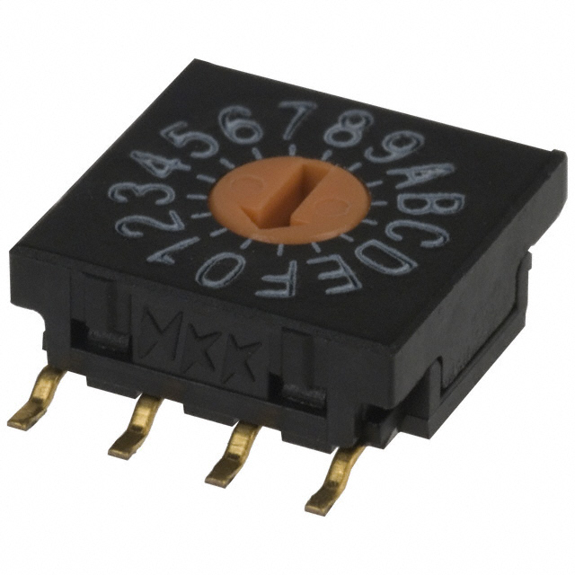 SWITCH ROTARY DIP HEX 0.1A 5V