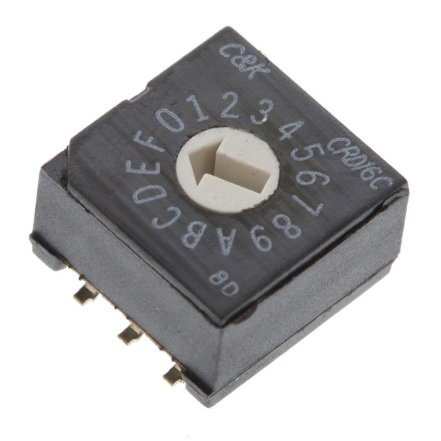 SW ROTARY DIP HEX COMP 0.4VA 20V