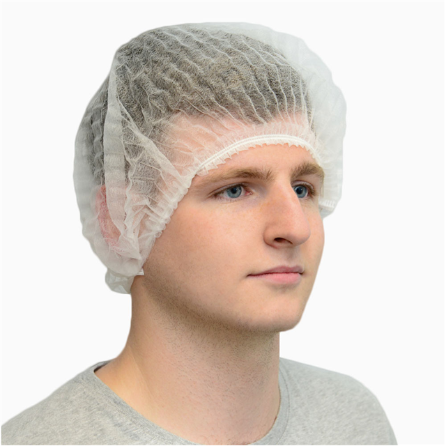 BOUFFANT CAP POLYPROPYLENE WHT