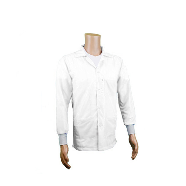 SMOCK JACKET POLY WHT XLG