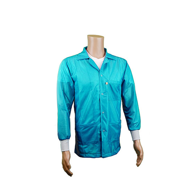 SMOCK JACKET POLYESTER TEAL MED