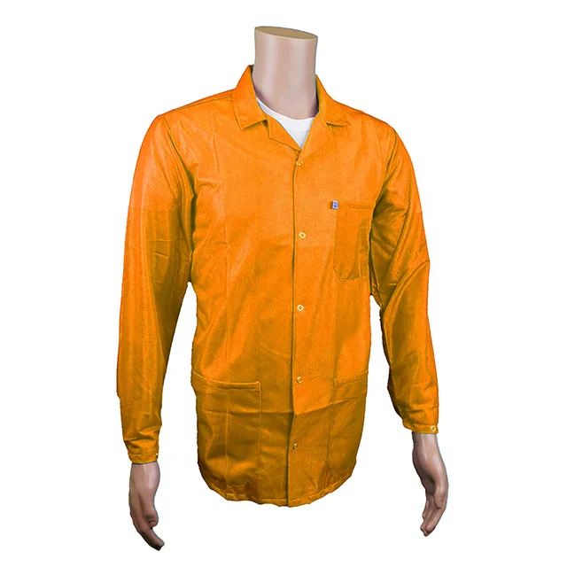 SMOCK JACKET POLY ORANGE MED