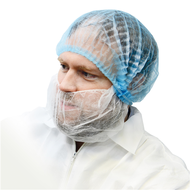 BEARD COVER POLYPROPYLENE WHT -