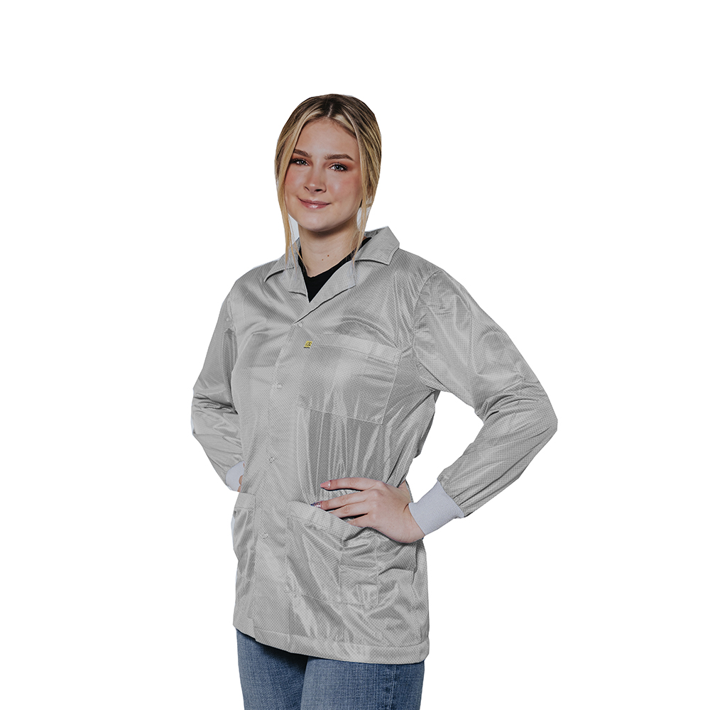 ESD Jacket,Collar,Knit Cuff,M
