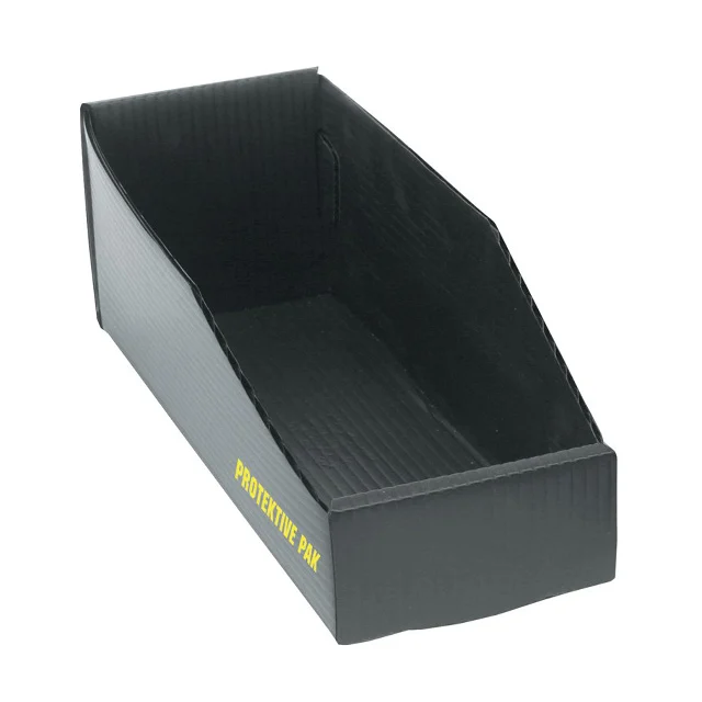 BOX OPEN BIN PLASTEK 18X8X4 BOX OPEN BIN PLASTEK 18X8X4