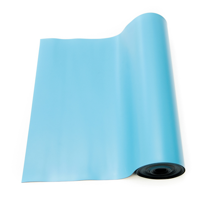 TABLE MAT RUBBER BLUE 10'