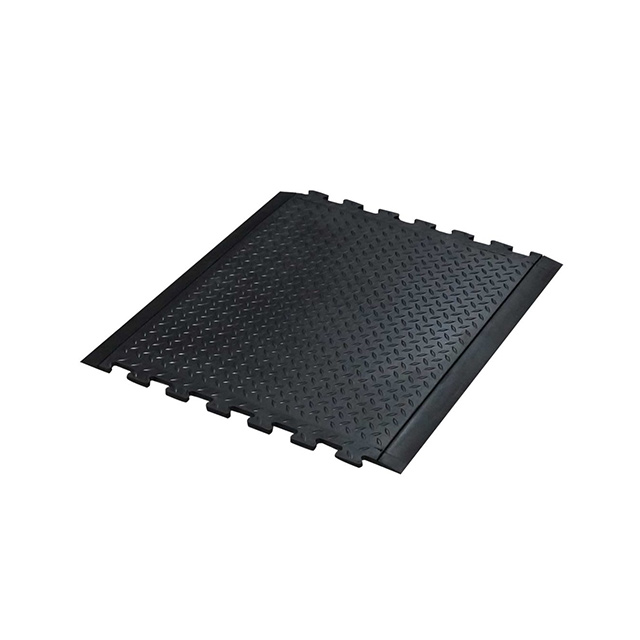 FLOOR TILE RUBBER BLACK 2.5'