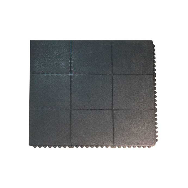 FLOOR TILE RUBBER BLACK 3'