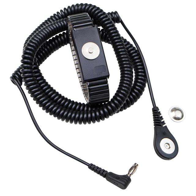 WRST STRP ADJ MTL ONYX 12' ANG C