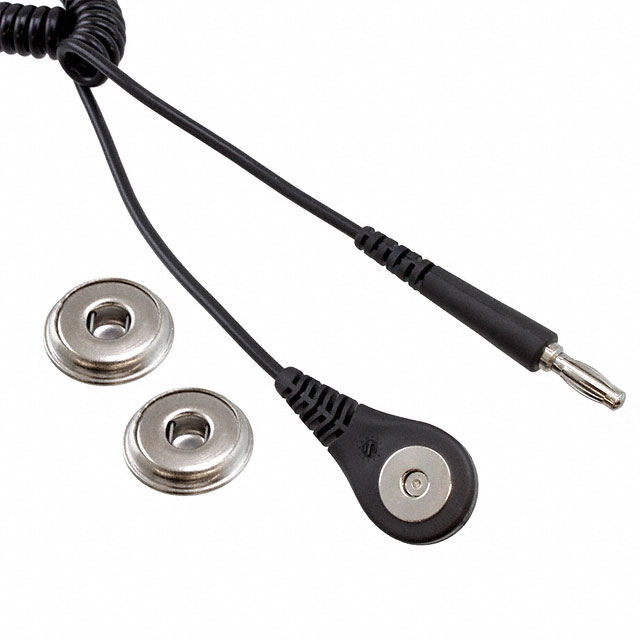 CORD COIL JEWEL MAGSNAP ONYX 6'