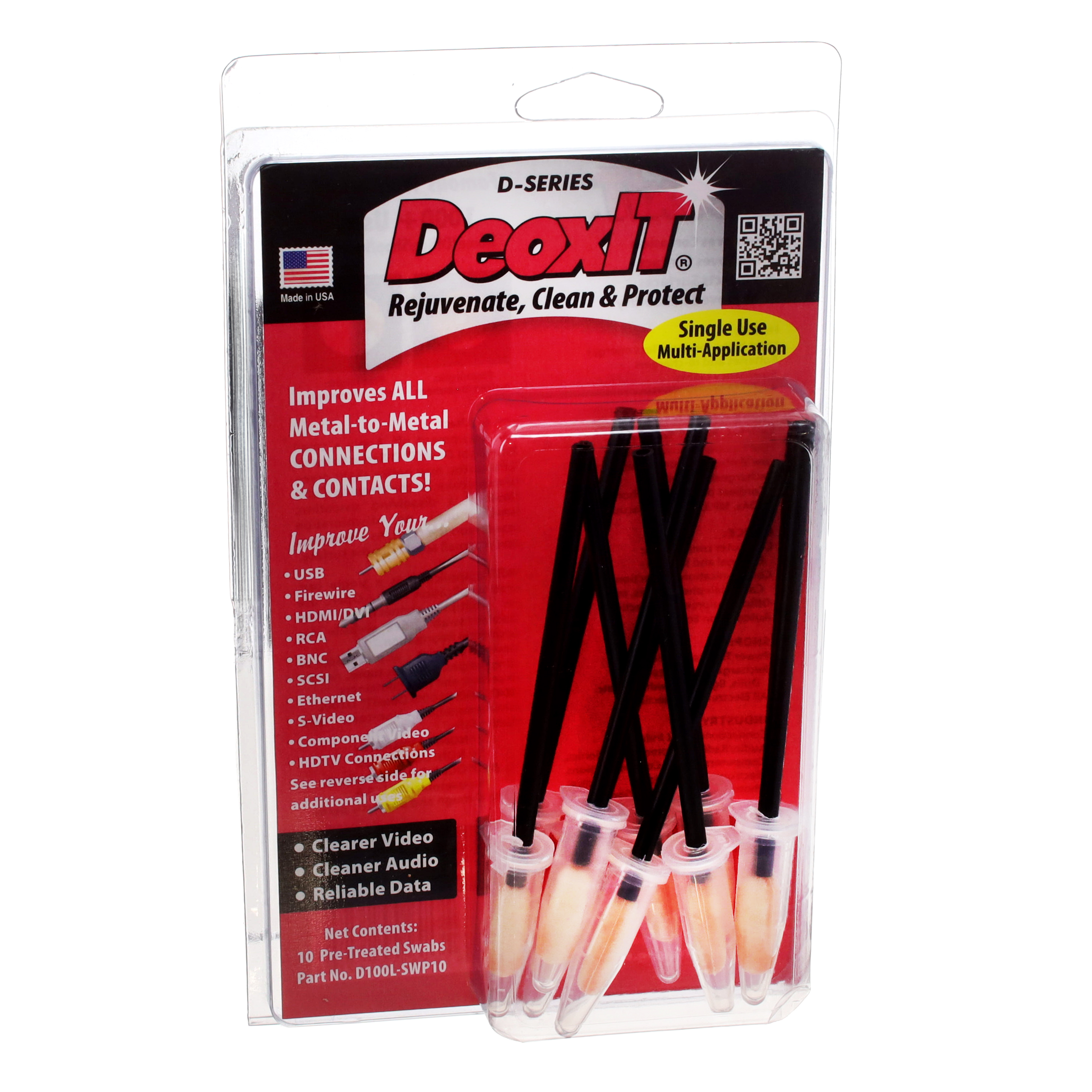 SWAB SINGLE HEAD FOAM 10PCS