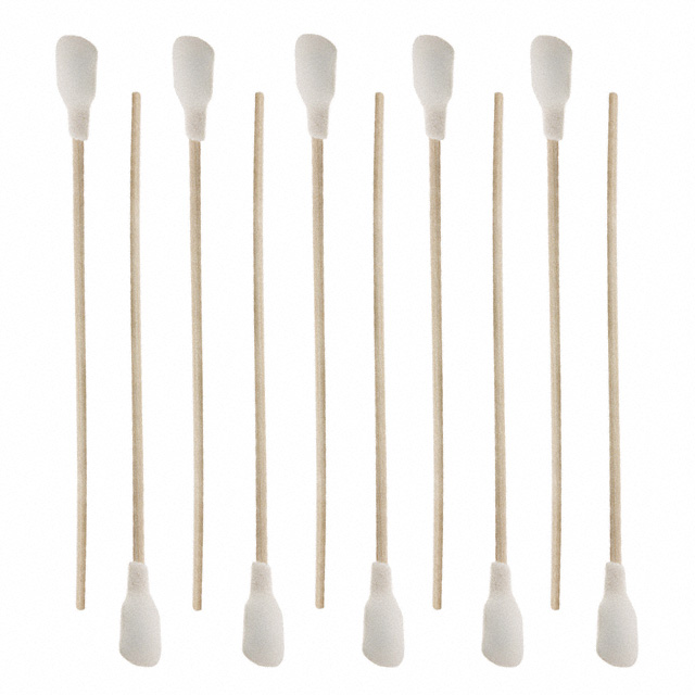 SWAB SGL HEAD FOAM CTTN 6" 10PCS