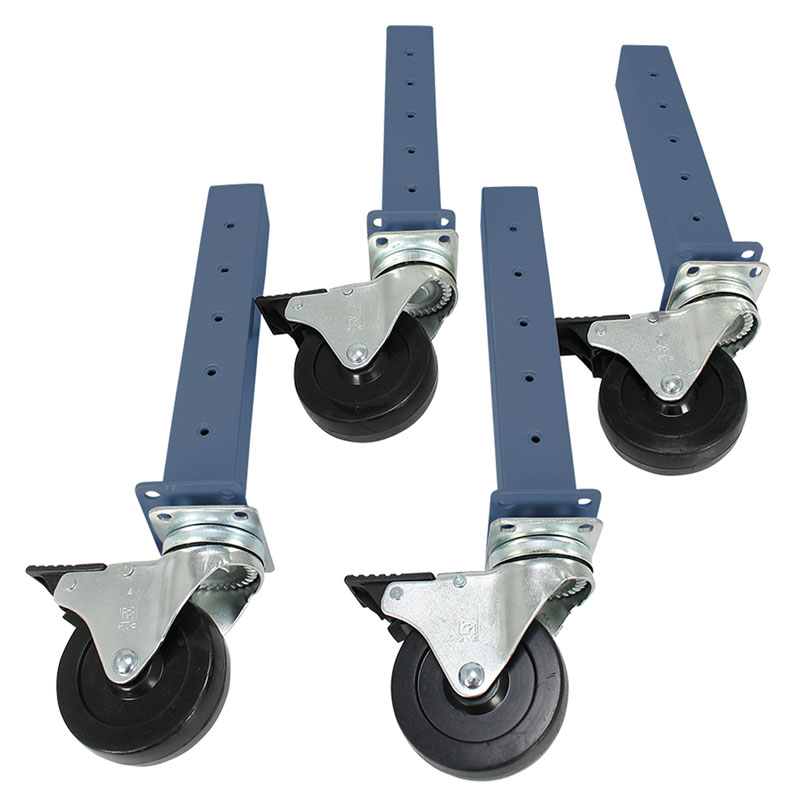 QS WM LEG EXT CASTER SET 4" EZE