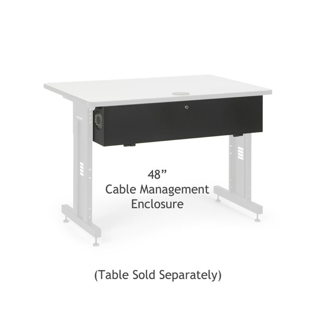 48" TRAINING TABLE CABLE MANAGEM