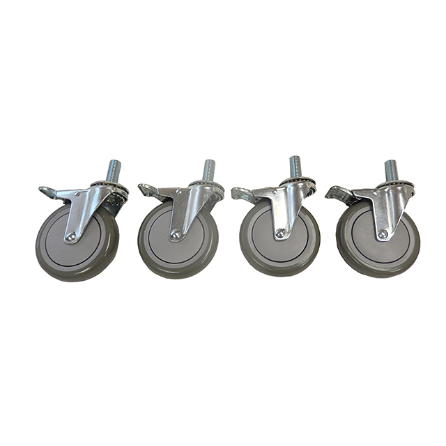 4 THREADED CASTER W/NUT