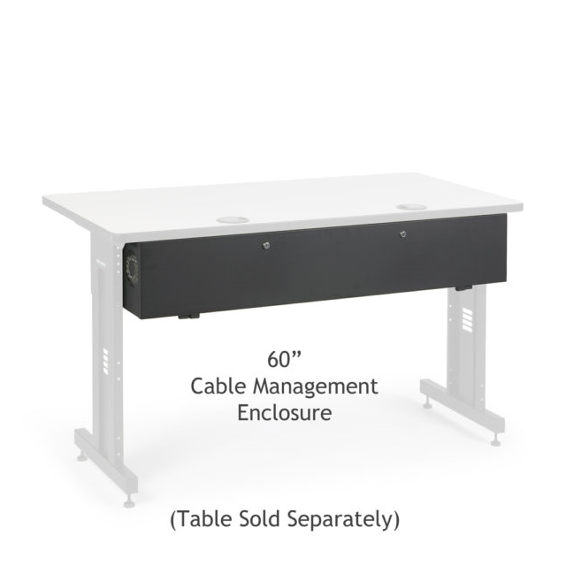 60" TRAINING TABLE CABLE MANAGEM