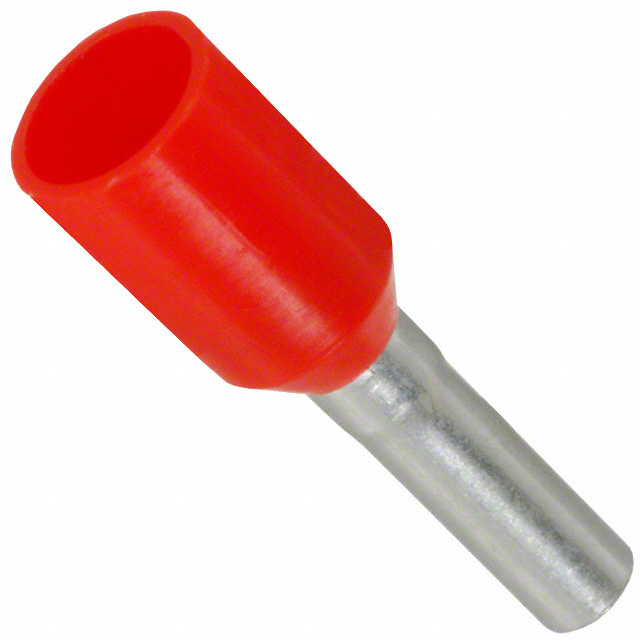CONN FERRULE DIN 18AWG RED