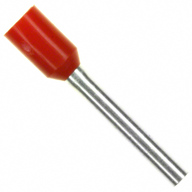 CONN FERRULE DIN 18AWG RED