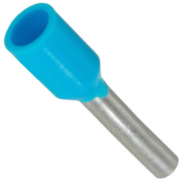 CONN FERRULE DIN 24-26AWG TURQ