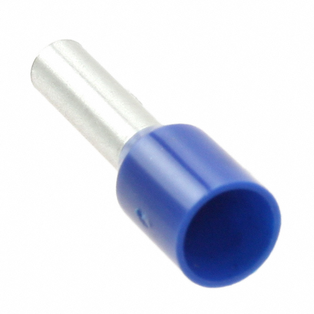 CONN FERRULE DIN/W TYP 14AWG BLU