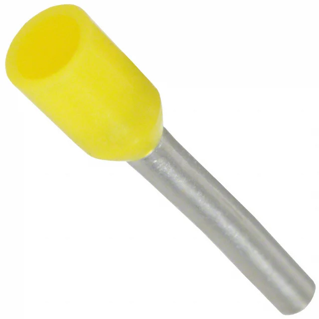 CONN FERRULE DIN 24-26AWG YELLOW