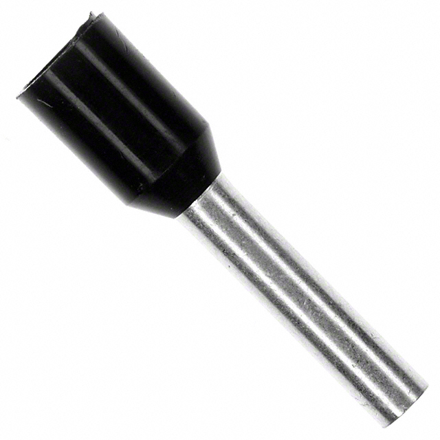 CONN FERRULE DIN 16AWG BLACK