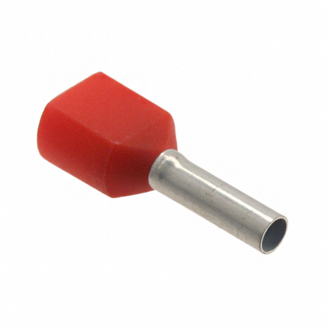 CONN FERRULE TWO X 18AWG RED