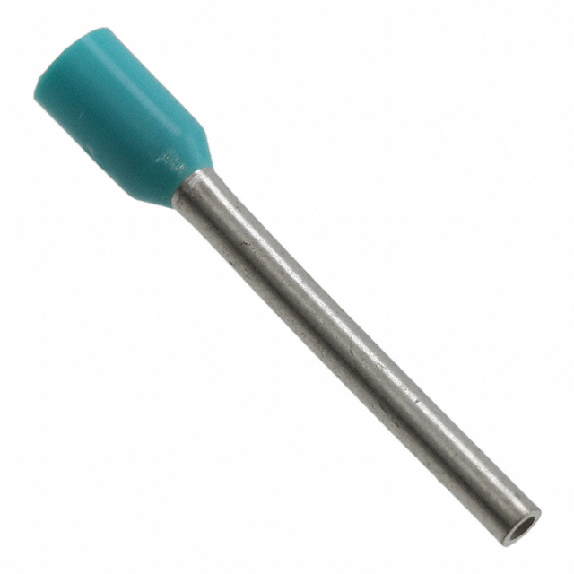 CONN FERRULE 22AWG TURQUOISE
