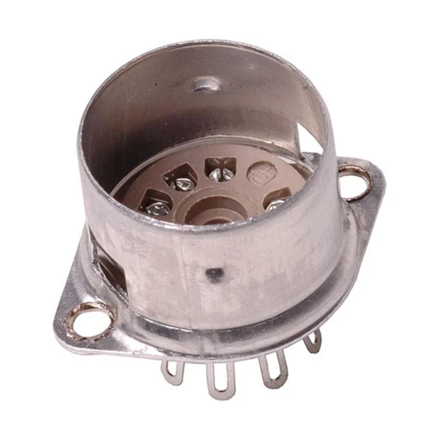 9P 12AX7 TUBE SHIELD SOCKET TOP