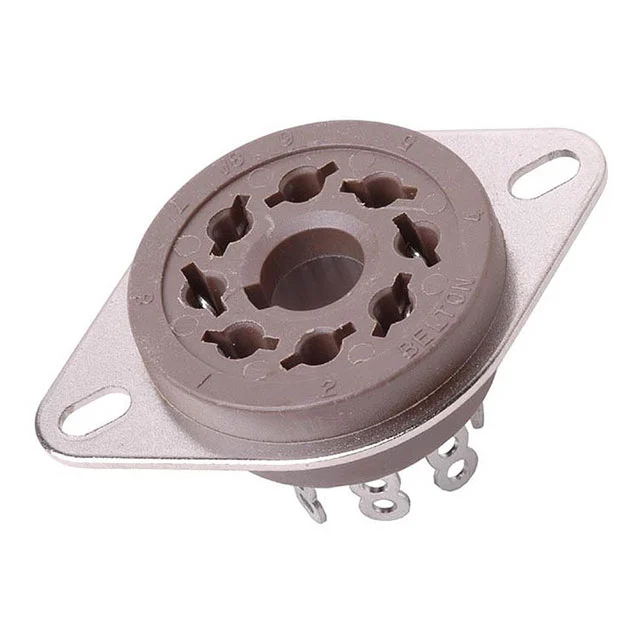 8-PIN TUBE SOCKET CHASSIS MOUNT