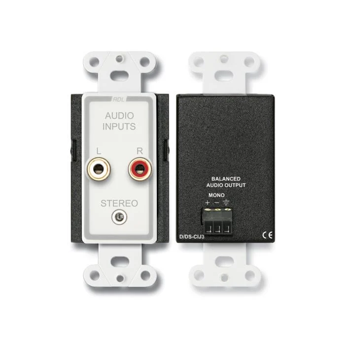 Audio Input Module - Mono White