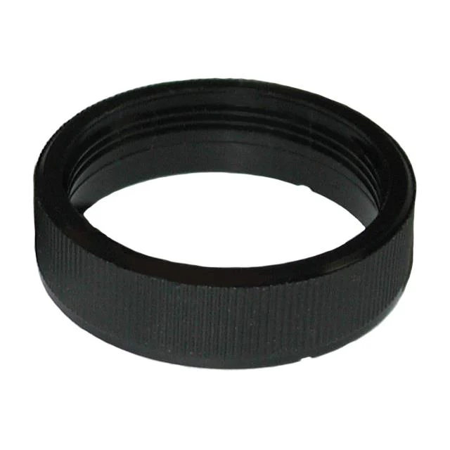 NUT BLK ALUM KNURL