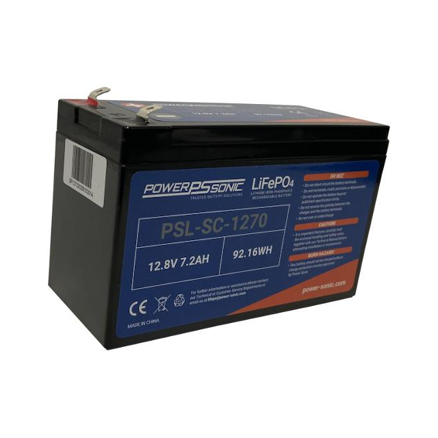 BATTERY LITHIUM 12.8V 7.2AH