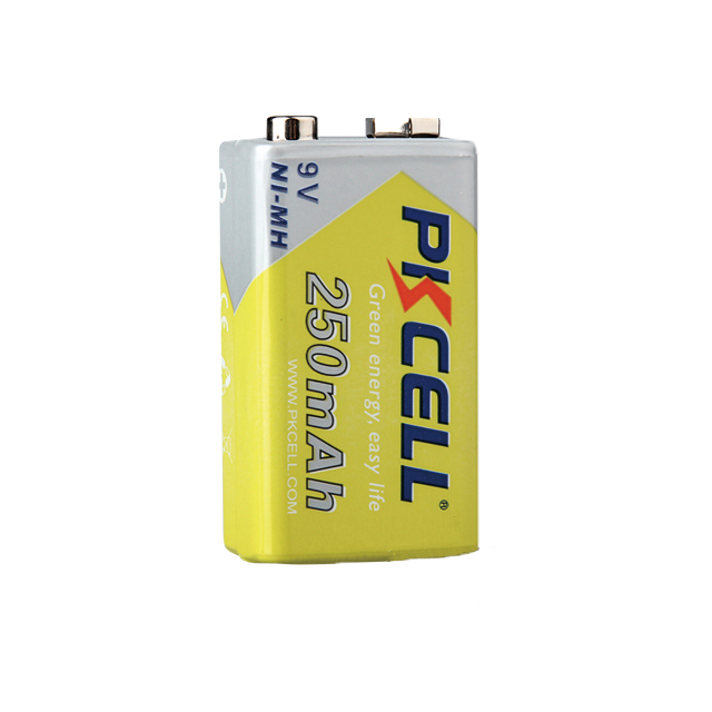 BATTERY NIMH 9V 250MAH 9V