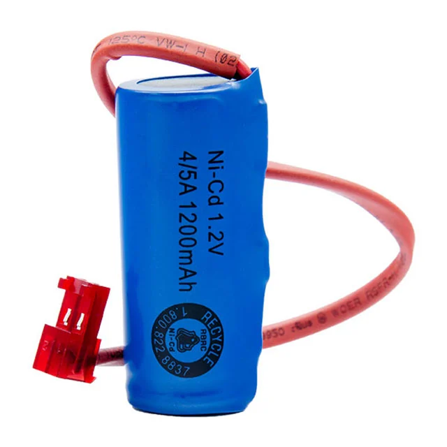 BATTERY NICAD 1.2V 1.2AH 4/5A
